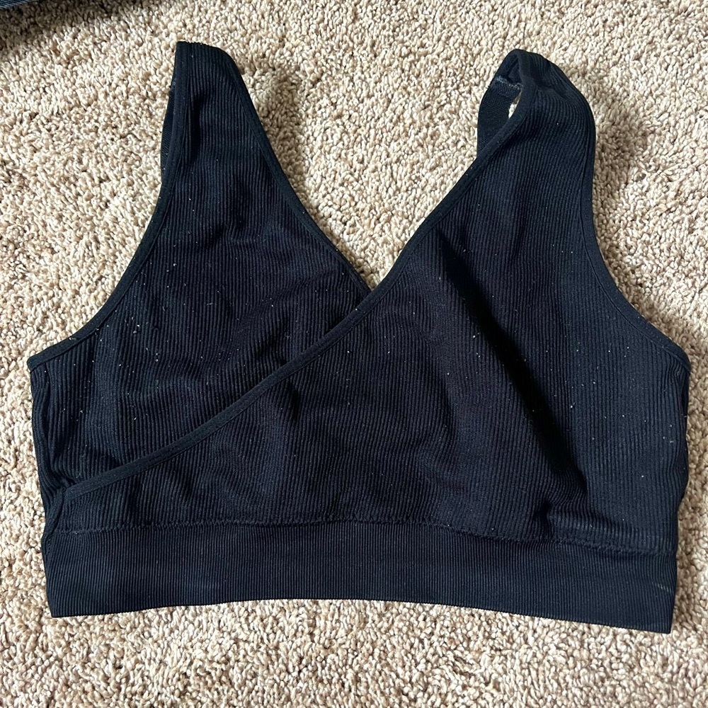 Kindred bravely black maternity/nursing bra